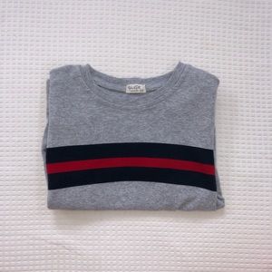 Brandy Melville John Galt Grey Stripe Top!!